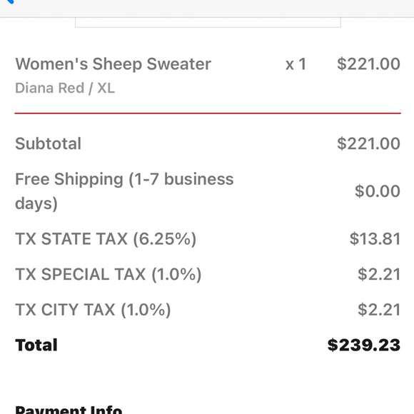 Rowing Blazers/Warm and Wonderful Diana Red Sheep Pattern Sweater - Picture 8 of 13